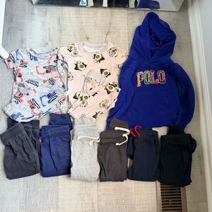 Polo Ralph Lauren Royal Blue Hoodie with Mixed Kids Clothing Bundle